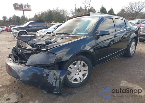 2012 Dodge Avenger Se из США, поврежденный, VIN 1C3CDZABXCN242571